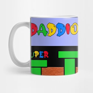 Funny Super Daddio Video Game Lover Father's Day and mother birthday Mug